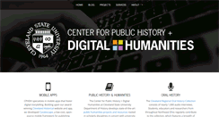 Desktop Screenshot of csudigitalhumanities.org