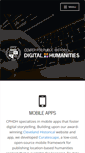 Mobile Screenshot of csudigitalhumanities.org
